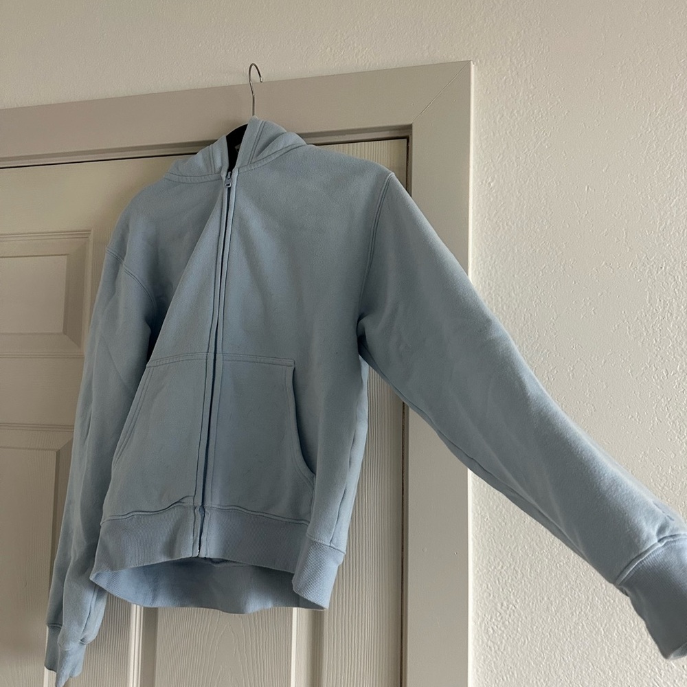 Baby blue TNA cozy jacket